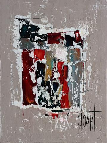 Cœur, tableau abstrait de Philippe Cloart