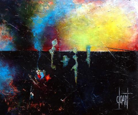 Creatigo, tableau abstrait de Philippe Cloart