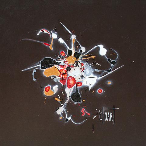 Danseuse, tableau abstrait de Philippe Cloart