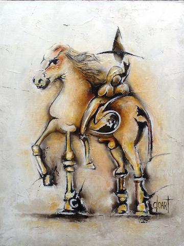 Don Quichotte, tableau de Philippe Cloart