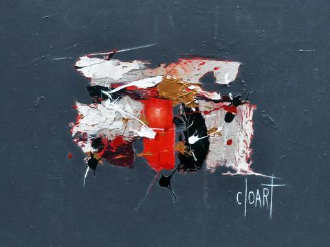 Élégance, tableau abstrait de Philippe Cloart