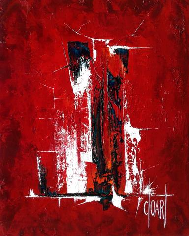 Explosion Druszcz, tableau abstrait de Philippe Cloart