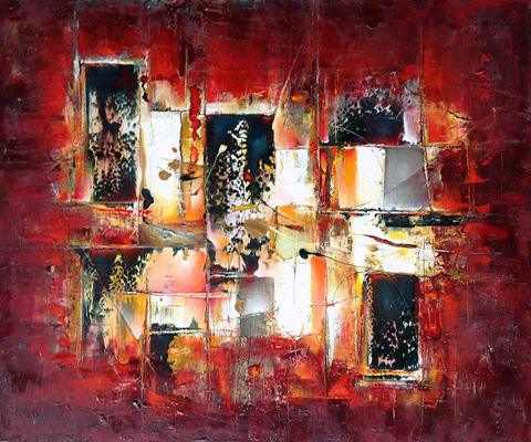 FL, tableau abstrait de Philippe Cloart