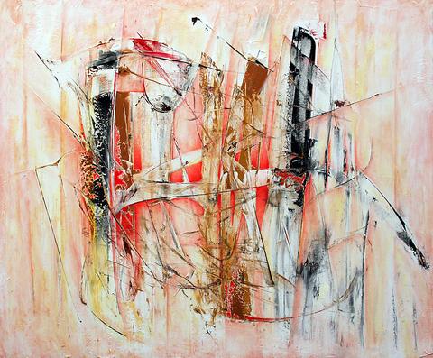 Isabelle, tableau abstrait de Philippe Cloart