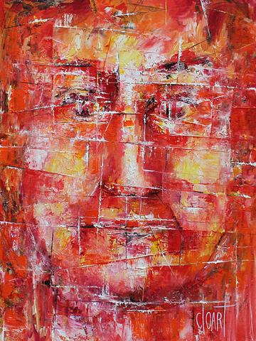 La vie, tableau abstrait de Philippe Cloart