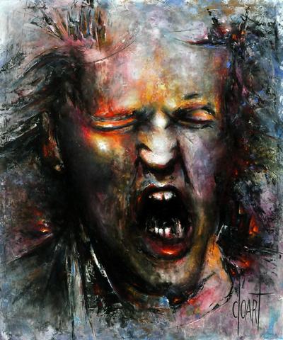 Le cri, tableau de Philippe Cloart