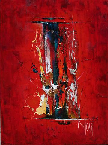Marion, tableau abstrait de Philippe Cloart