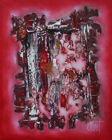 Septième porte, tableau abstrait de Philippe Cloart