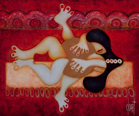 Soleil de ma vie, tableau de Philippe Cloart