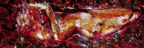 Transat, tableau abstrait de Philippe Cloart