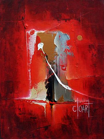 Triptyque 03, tableau abstrait de Philippe Cloart