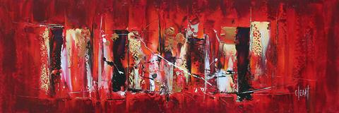 Voltige, tableau abstrait de Philippe Cloart